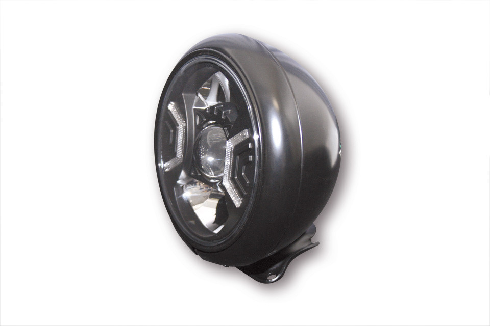 HIGHSIDER 7 Zoll HD-STYLE TYP 1 LED-Scheinwerfer untere Befestigung -  extremebikes