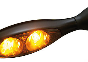 Kellermann Blinker Micro 1000 ,Dark, LED, schwarz, getöntes Glas