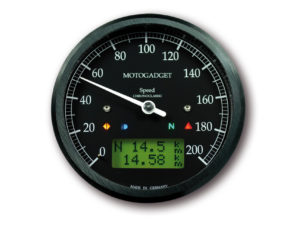 motogadget Tacho Chronoclassic Speedo, schwarz