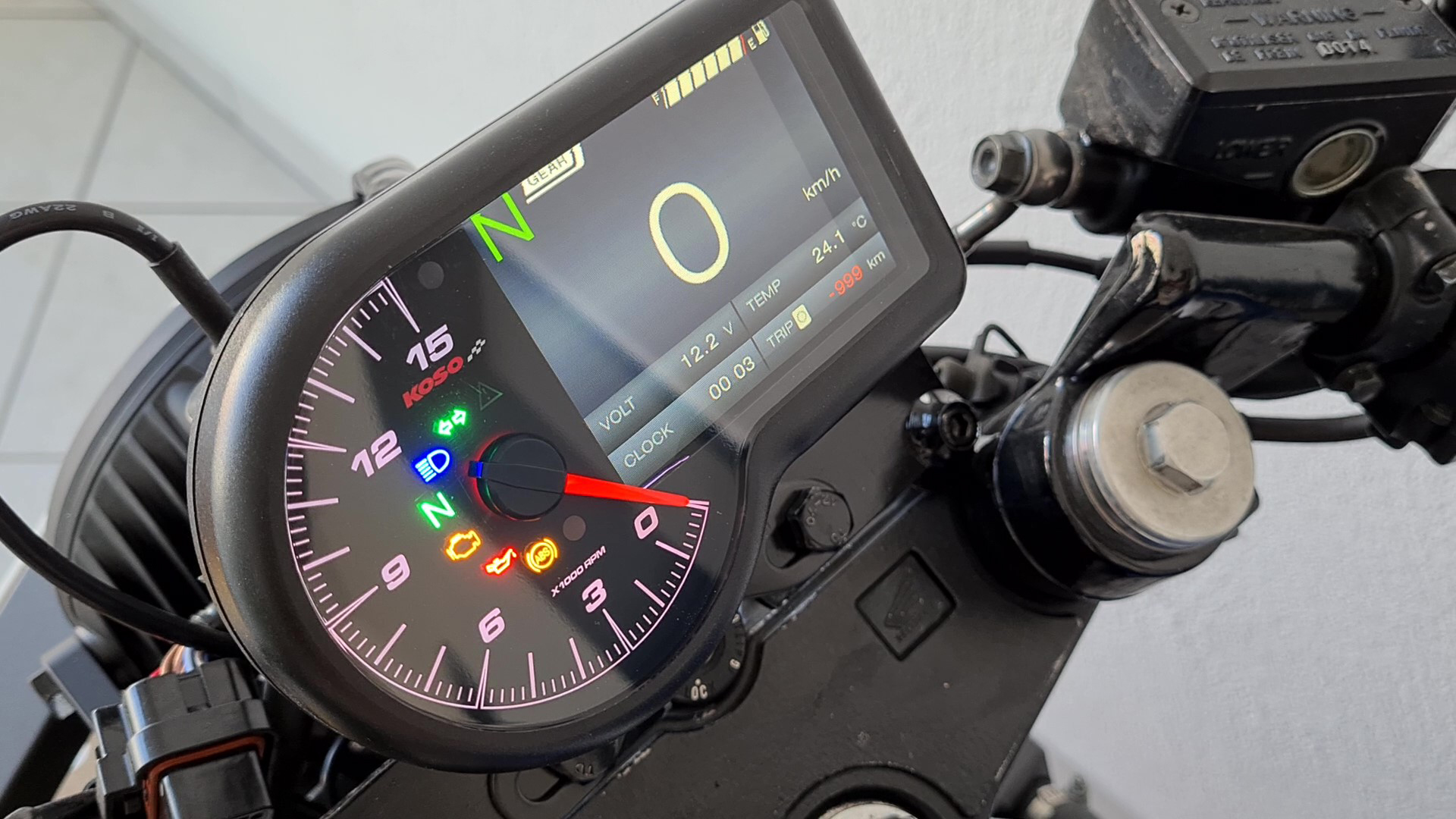KOSO Digitales Multifunktions-Cockpit RX-3 TFT