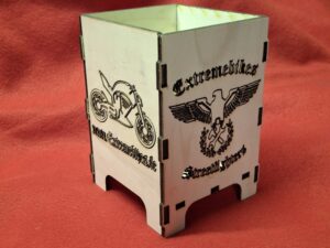Windlicht Teelicht "Extremebikes"